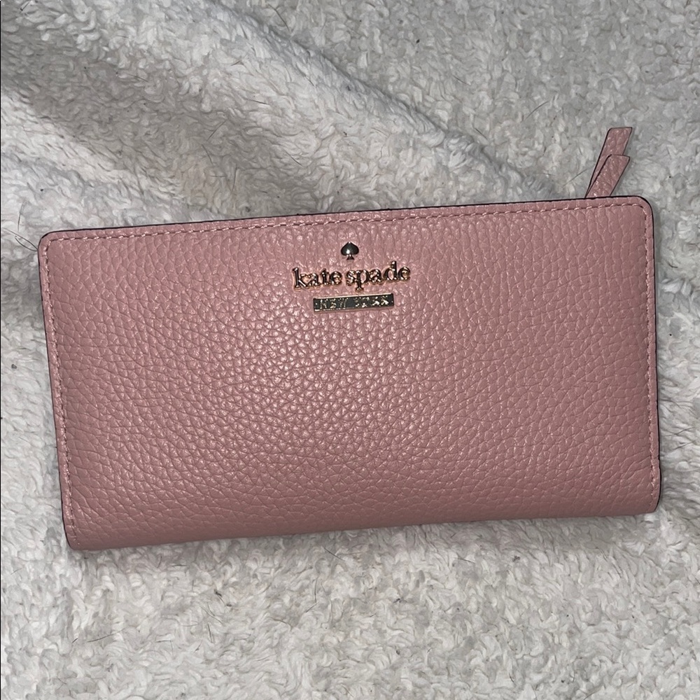 NWT Kate Spade Pink Leather Wallet